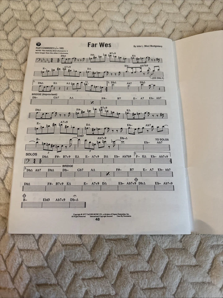 VTG Wes Montgomery Play-A-Long Book & Recording Set Vol. 62 - Image 4 of 4