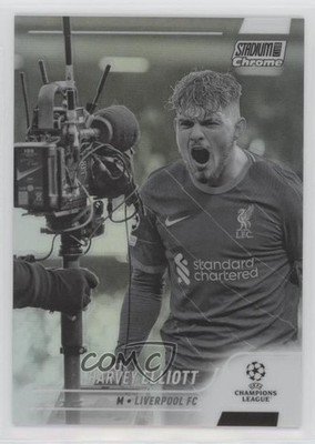 2021 Stadium Club Chrome UEFA Champions League /299 Harvey Elliott Rookie RC oh4