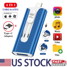 Type-C Flash Drive U Disk 64GB 1TB 128GB Storage Memory Stick For iPhone iPad PC