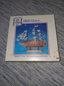 Heritage Mint HMS Victory Tall Ships Collection Hand Crafted Wooden Model NIB