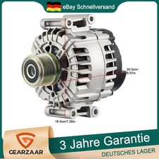 Drehstromgenerator 120A kompatibel mit Mercedes CLK Cabriolet W209 12V Gearzaar Drehstromgenerator 120A kompatibel mit Mercedes CLK Cabriolet W209 12V Gearzaar