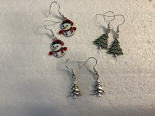 Adorable colorful Cute Christmas drop dangle earrings