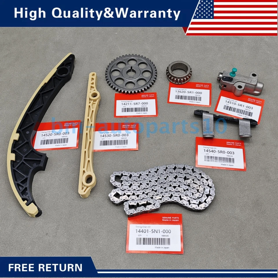NEW Timing Chain Kit For 2015-19 Honda City GM6 GK5 RU1 1.5L 14520-5R0 US Foto 2 de 4