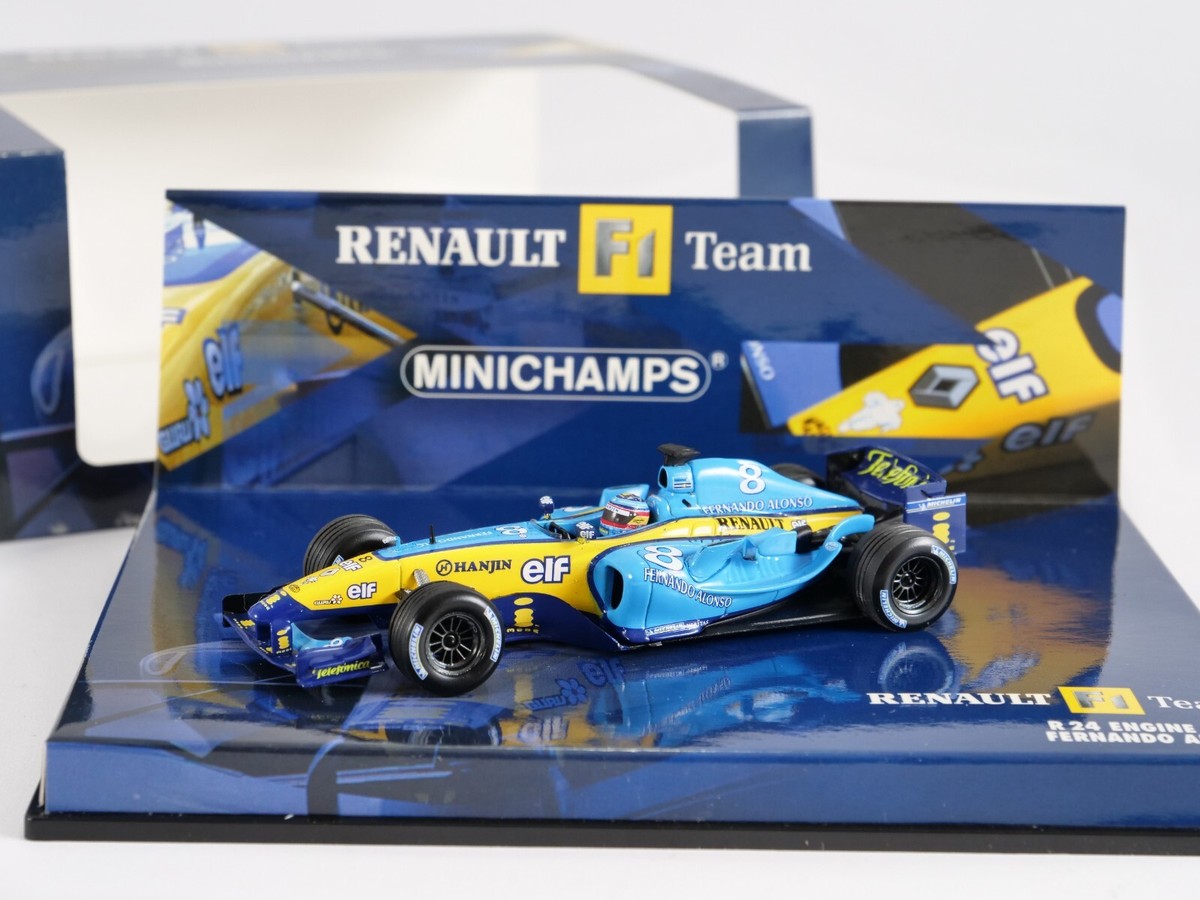 スポーツ 1/43 minichamps Renault F1 R24 F.Alonso Minichamps RENAULT F1 Team R24 F. Alonso for sale online | eBay