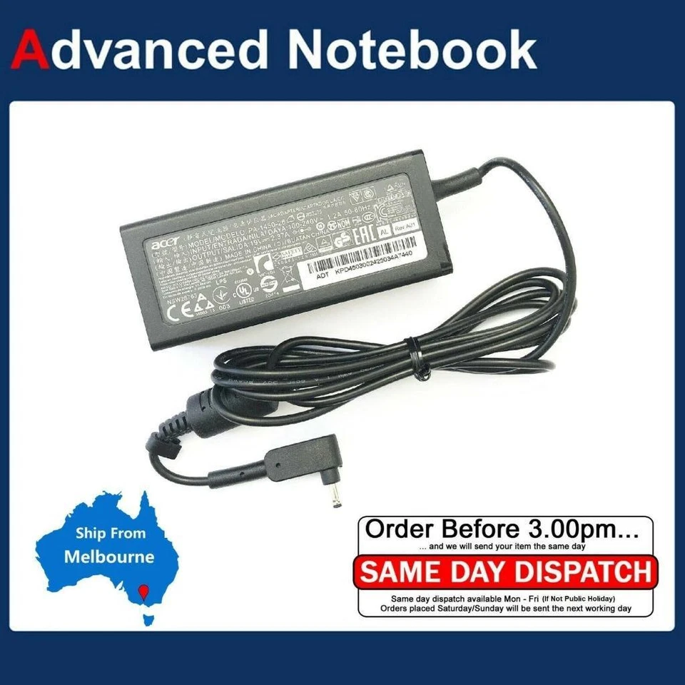 Genuine AC Power Adapter Charger For Acer Aspire 5 A515-45 A515-56 45W - image 2 of 4