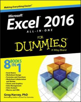 #ad Excel 2016 All in One For Dummies For Dummies Computer Tech VERY GOOD $4.38