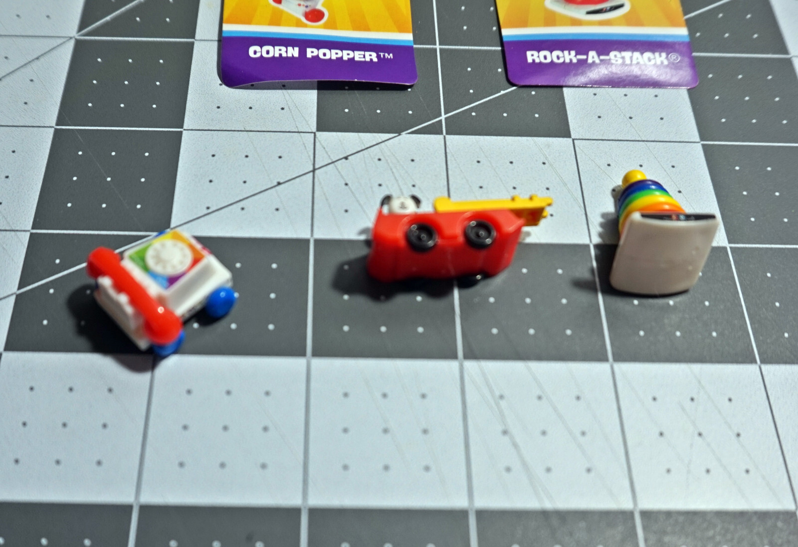 World's Smallest Micro Toy Box CHATTER PHONE ROCK A STACK LITTLE PEOPLE