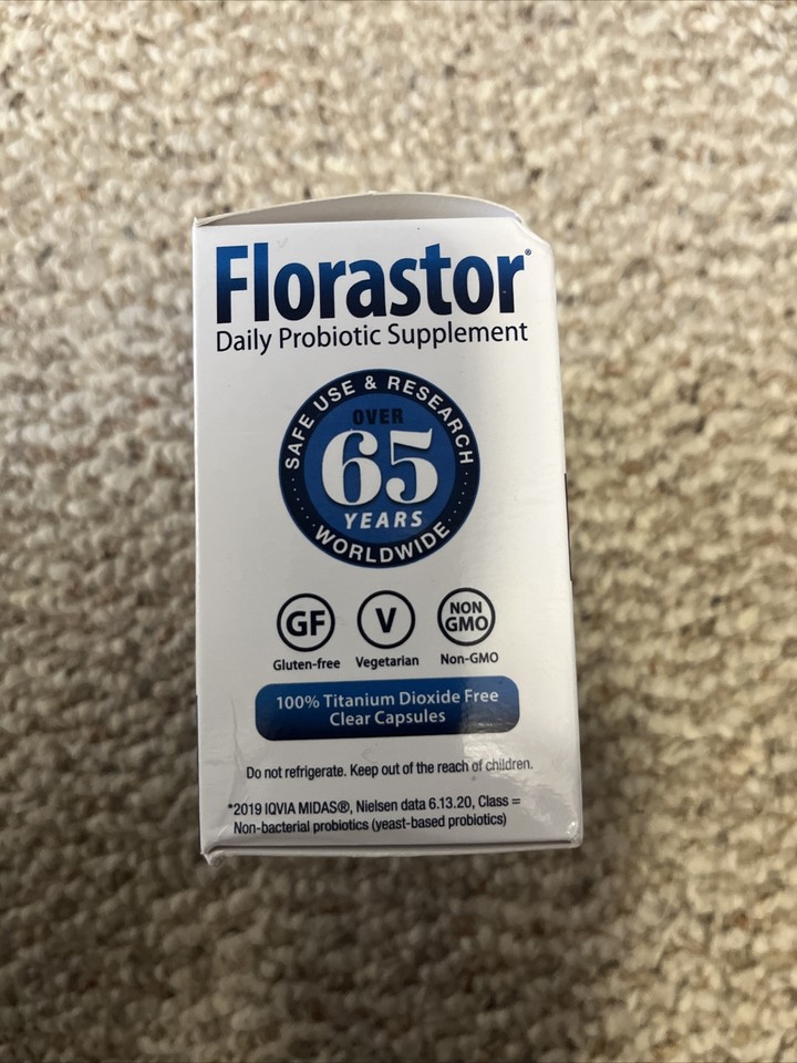 Florastor Daily Probiotic with Vitamin D3, 30 Capsules, Exp 03/25 eBay