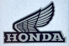 Original Vintage Honda Motorcycle Glitter Iron On Transfer Bike
