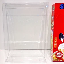 1 Box Protector For 8.4oz Super Mario Cereal Boxes Only!  Clear  Nintendo Amiibo