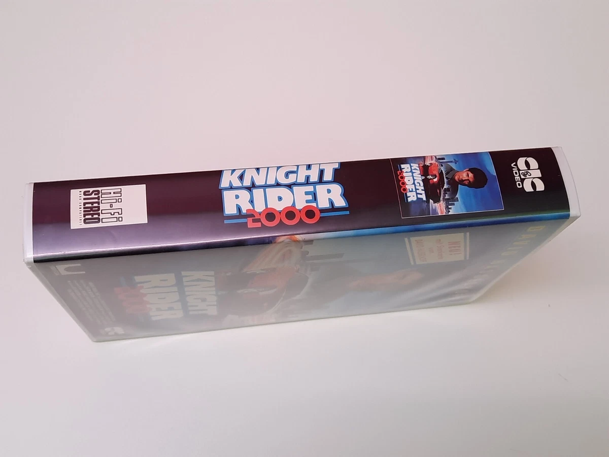 Knight Rider 2000 VHS German PAL CIC Video David Hasselhoff Edward Mulhare