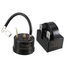 Refrigerator Start Relay 33 Ohm 3 Pin Compressor Thermal Overload Protector