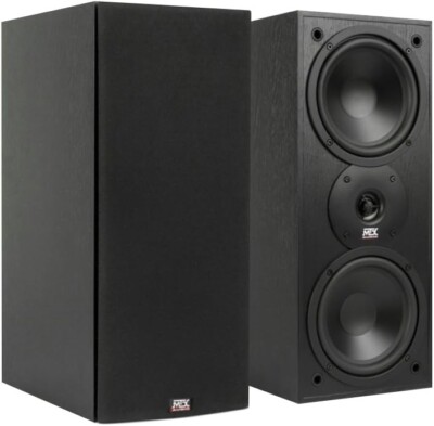 MTX Audio  MONITOR60I Dual 6.5  2-Way 8Ω 100W RMS Bookshelf Speakers (PAIR)