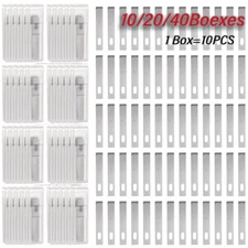 100/200/400Pcs Exacto Knife Blades #4 Hobby Knife Replacement Blades Refills USA