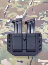 Black Kydex Walther PPQ Dual Magazine Carrier