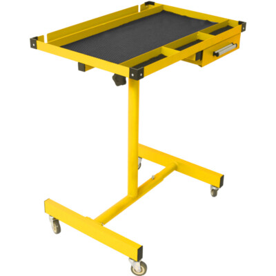 Tear Down Tray Mobile Work Table 220lbs Capacity Rolling Tool Table  with Drawer
