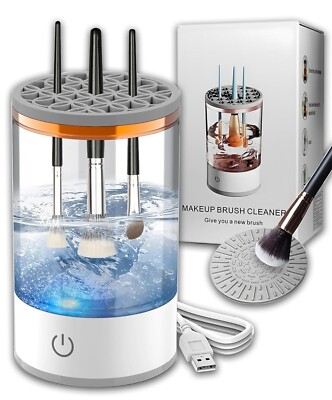 Electric Makeup Brush Cleaner Machine Portable Automatic Cleaning Beauty Tools