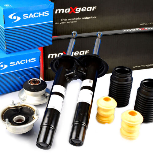 2x MAXGEAR shock absorber + rep kit + SACHS dome bearing front for BMW E81 E82 E87 E88 - Picture 1 of 7