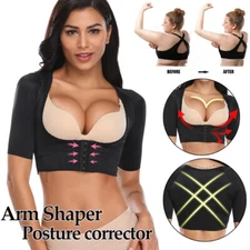 Women Upper Arm Shaper Post Surgical Compression Posture Corrector Top Underwear