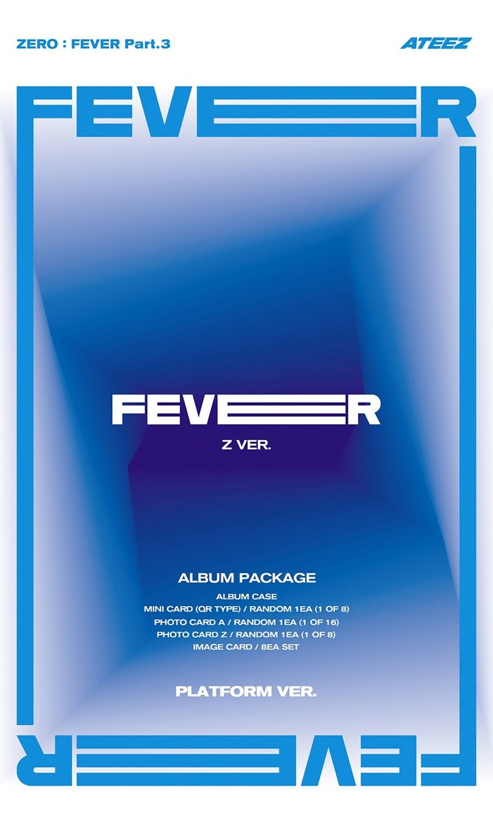 ATEEZ ZERO:FEVER PART.3 Album PLATFORM 3 Ver SET/3 QR+6 Photo Card