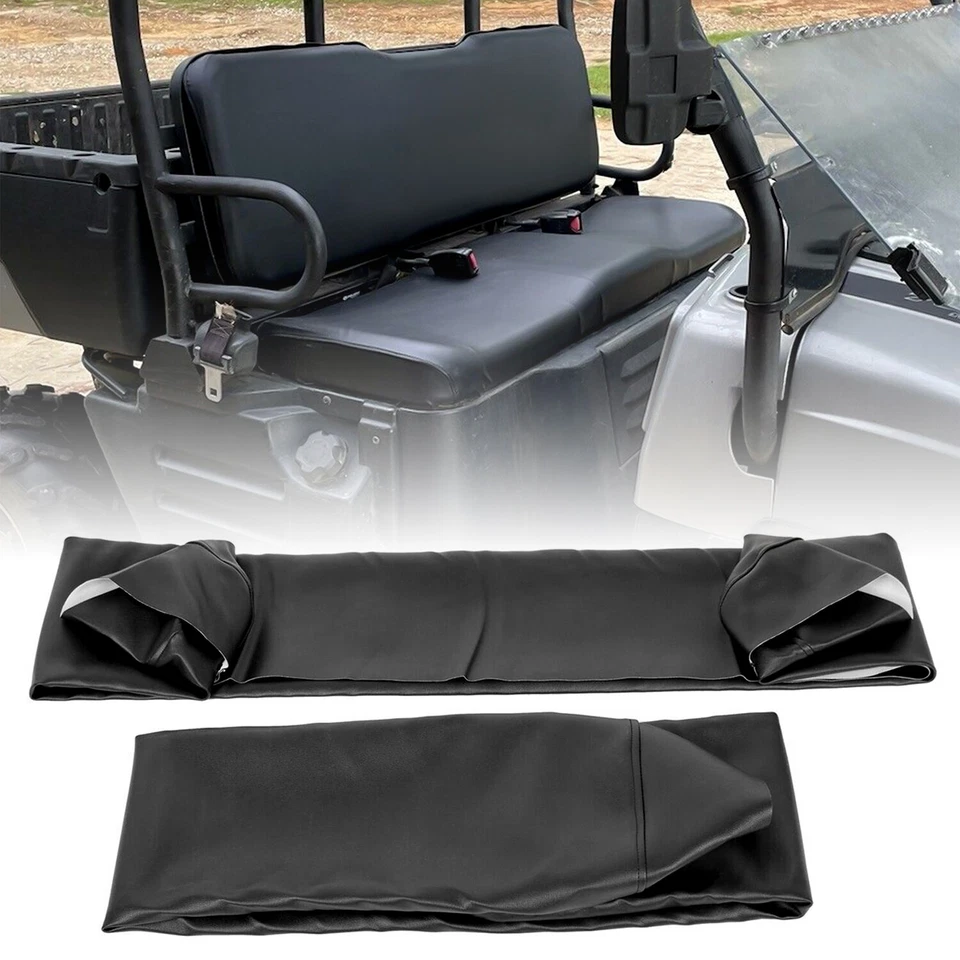 Black UTV Seat Covers Dirt-resistant For Polaris Ranger 500 /700/800 2002-2008 - Image 3 of 4