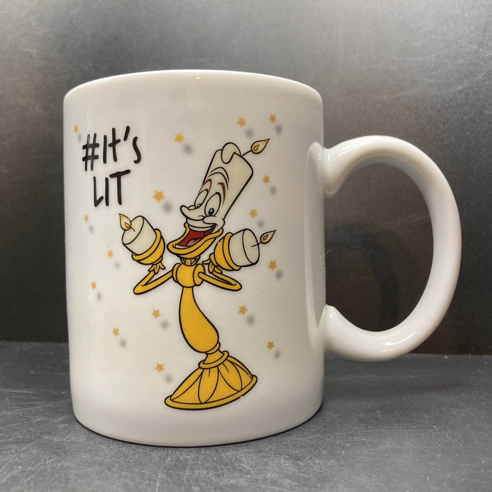 Disney Its Lit Beauty and the Beast Candlestick Character Porcelain