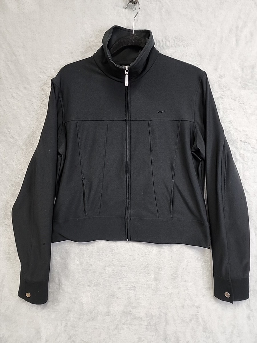 fleece black nike jacket girls