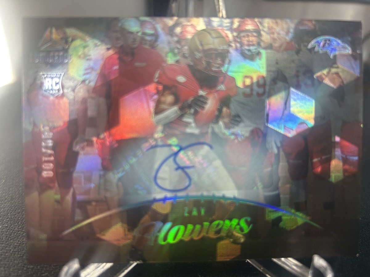 2023 Panini Luminance - Rookie Silver #183 Zay Flowers Auto 100