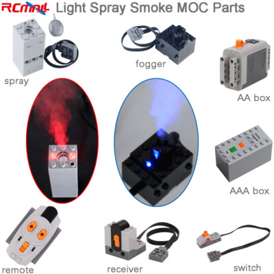For MOC Power Function Building Block Mould King Sprayer Spray Smoke Fogger