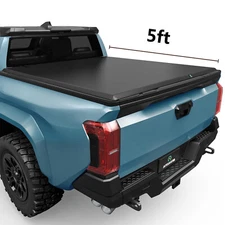 5FT Tri-fold Tonneau Cover For 2024-26 Toyota Tacoma Truck Bed Water Proof 60.5"