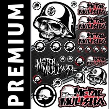 Metal Mulisha KIT Decals Stickers Sponsors Car Bike Motorcycle Motocross MX ATV