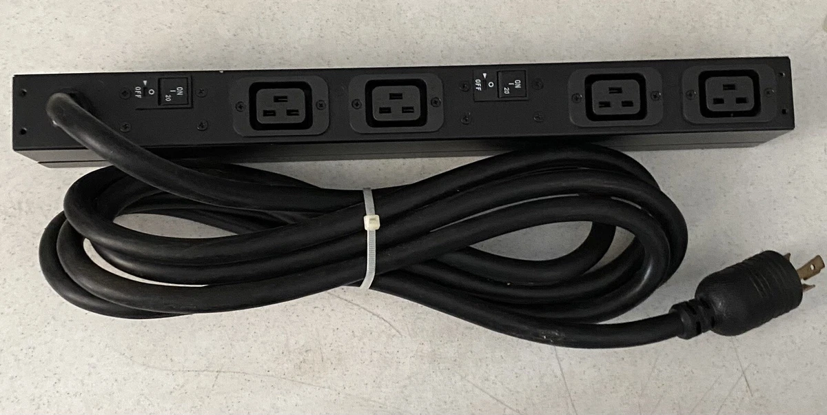 APC Basic Rack PDU AP9570 AC 208V 24A 50/60 Hz 4 Outlet -