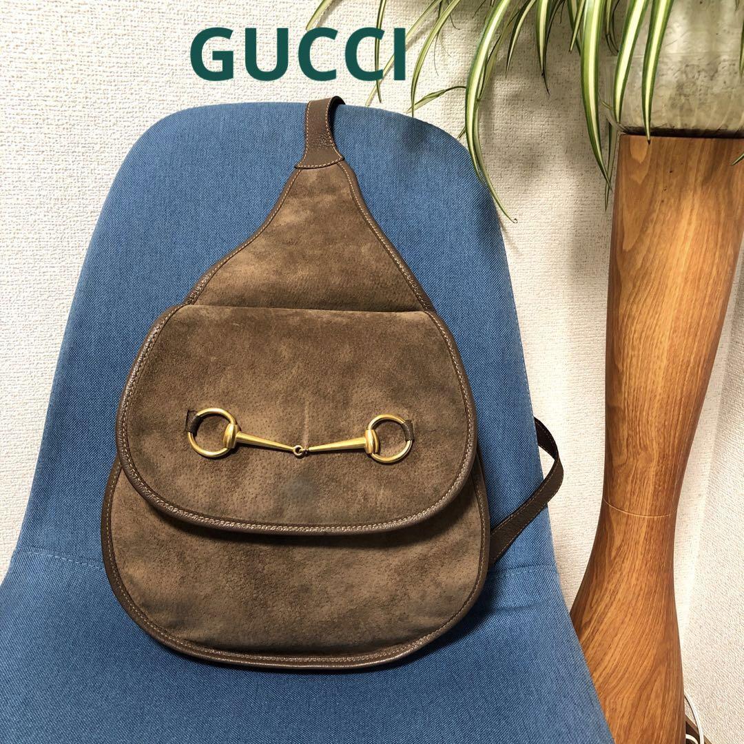 国内発送グッチ ヴァーゴGG スエード GUCCI Horsebit GG Shoulder Bag Crossbody Bag Suede Brown