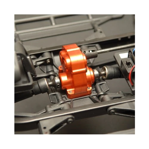 STRC STH116861CBK Aluminum HD Center Transmission Case : HPI Venture Black - Image 2 of 2