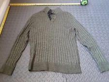 Express Sweater Clothing Pullover Olive Green Men's Sz Small #S145