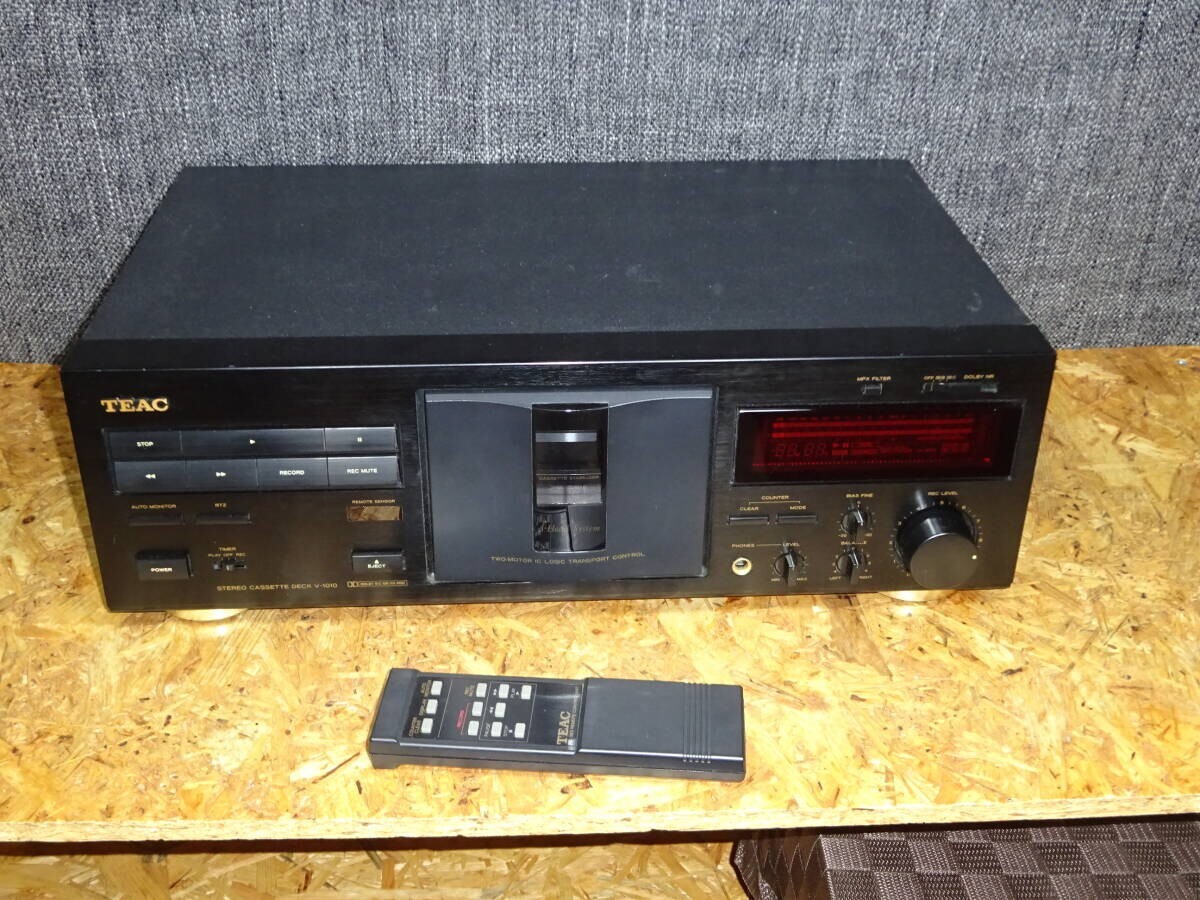 TEAC V-1010 カセットデッキ 3ヘッド Amazon.co.jp: TEAC ティアック V-1010 3ヘッド カセットデッキ : 家電