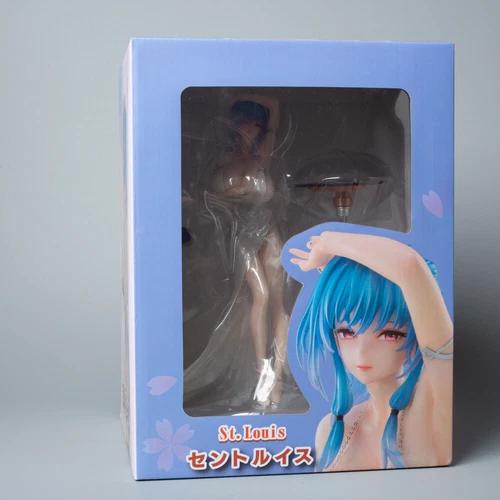 New Action Figure Anime Game Azur Lane PVC Sexy Big Breast ST Louis Cast Off Box - Picture 3 of 15