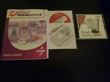 Dragon Naturally Speaking 6 & IBM Simply Speaking Gold Software & Manual (Used)