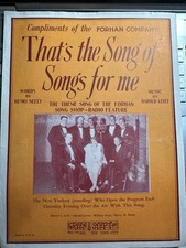 B 1929 NYC Dental Paste Sheet Music by Neely  Levey