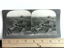 Battle of Cambrai Stereoview Keystone View Co. 1900s WWI Military