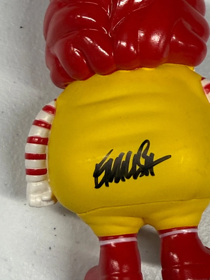 Ron English MC superdimensionado 4 polegadas de altura esqueleto boneco de vinil autógrafo assinado à mão - Imagem 3 de 4