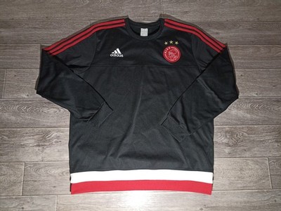 AFC Ajax Netherlands adidas 2015/16 men's soccer pullover sweater jersey size XL