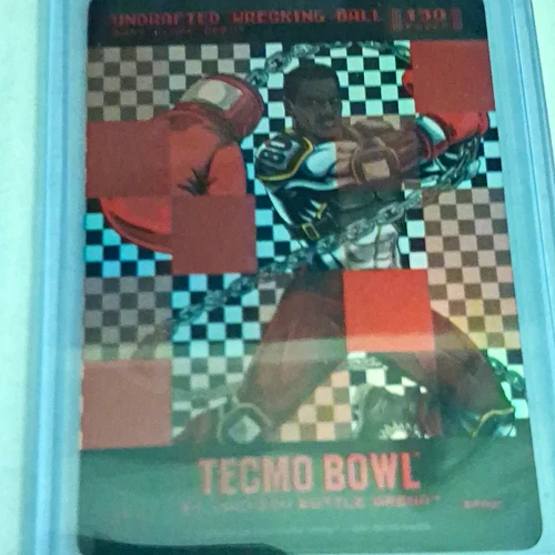 Bo Jackson Battle Arena Tecmo Bowl Wrecking Ball Brawl Hologram With 130.Power