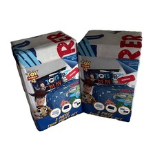 2x Disney TOY STORY 4 Microfiber 3pc Twin Bed Sheet Set Fitted Flat Pillowcase