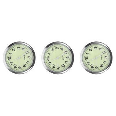 3 Pack Autouhr Armaturenbrett Fahrzeuguhr Autodekoration Miniuhren