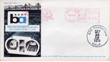BART,  OAKLAND, CA  1974  FDC20377