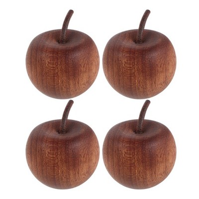 4 Pcs Holzornamente Mit Apfelaroma Diffusor Schlafzimmer Aromatherapie