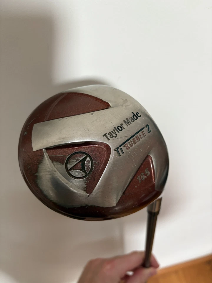 TaylorMade Ti Bubble 2 Golf Clubs Wood Set Driver 3-Wood 5-Wood S-90 Stiff Flex - Image 2 of 4