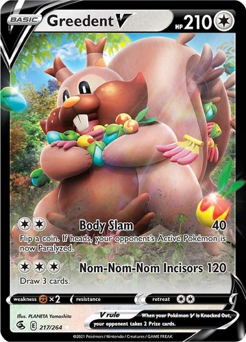 Greedent V Holofoil [SWSH08 - 217/264]