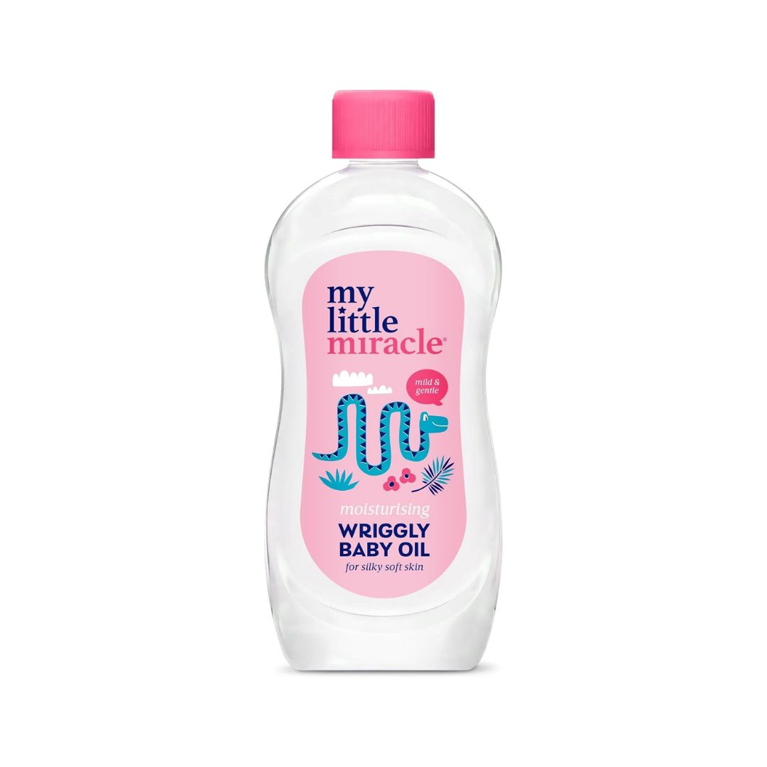 My Little Miracle Moisturising Wriggly Baby Oil Mild & Gentle 500ml - Pack of 3 - Image 3